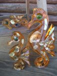 画像1: Vintage Lucite Sea Horse Wall Decor SET (AC-599) (1)