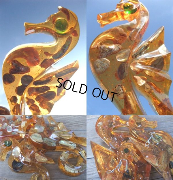 画像3: Vintage Lucite Sea Horse Wall Decor SET (AC-599)