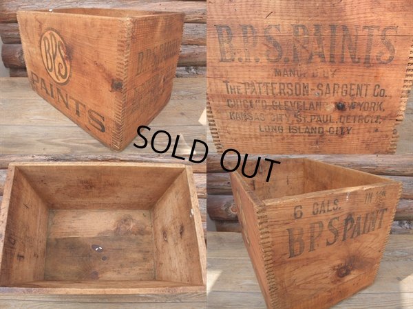 画像2: Vintage BPS Wood Box (AC-656) 
