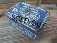 Vintage Tin Can G.E MAZDA AUTO LAMPS - A (AC667)