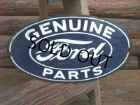 GENUINE Ford PARTS PORCELAIN SIGN (AC-661)