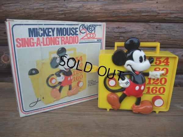 画像1: 70s Disney Mickey / Sing A Long Radio (AC670)