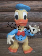70s Vintage Disney Donald Rubber Doll / Ledraplastic  (AC-745)