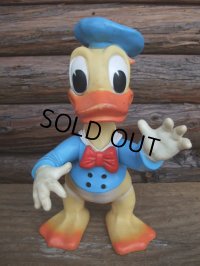 70s Vintage Disney Donald Rubber Doll / Ledraplastic  (AC-745)