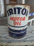 画像1: Vintage TRITON Quart Can Motor Gas/Oil (AC-736) (1)