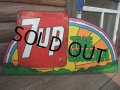 Vintage Peter Max x 7UP Sign (AC746)　 