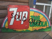 Vintage Peter Max x 7UP Sign (AC746)　 