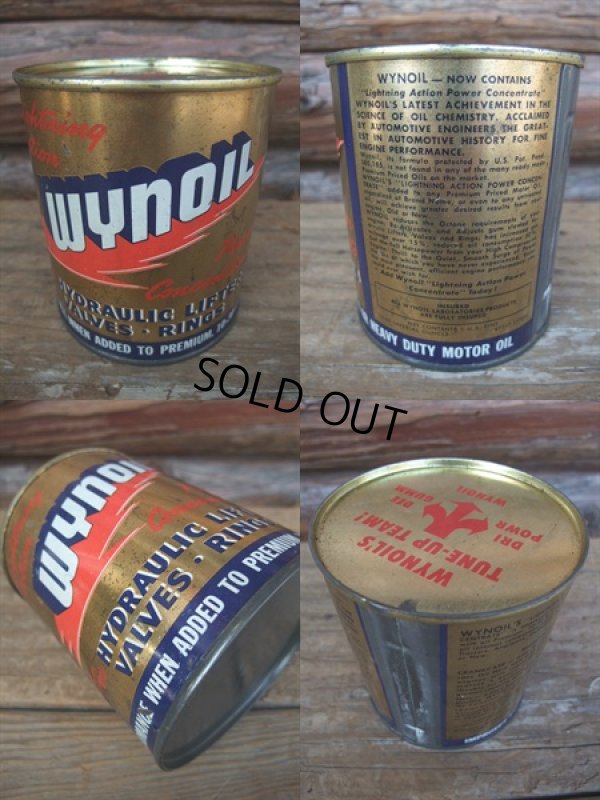 画像2: Vintage WYNOIL Can  Motor Gas/Oil  (AC-738)