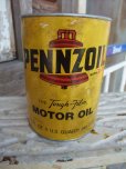 画像1: Vintage PENZOIL Quart Can Motor Gas/Oil (AC-743) (1)