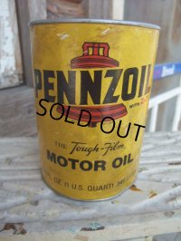 Vintage PENZOIL Quart Can Motor Gas/Oil (AC-743)