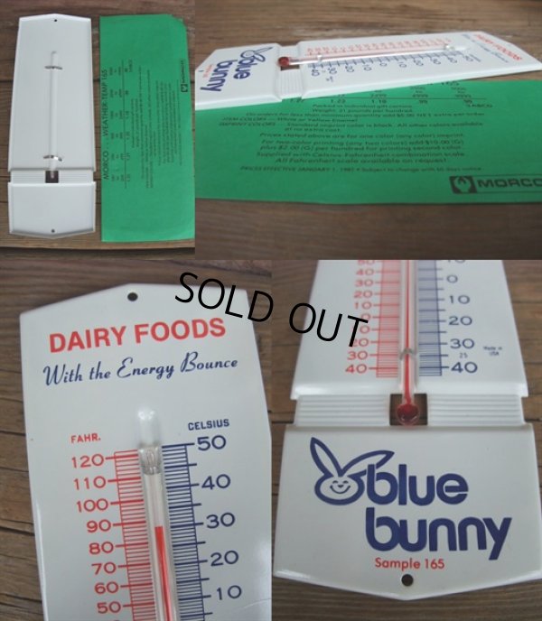 画像2: Vintage Blue Bunny Thermometer (AC809) 