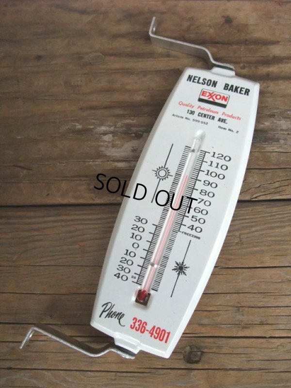 画像1: Vintage EXXON Thermometer (AC808) 