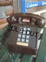 70s Vintage Telephone / Brown (AC-822) 