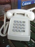 画像1: 90s Vintage Telephone / White (AC-824)  (1)