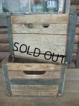 Vintage Wood Box Cumberland Milk Crates 12 BOTTLES (AC844)