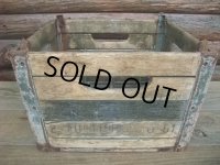 Vintage Wood Box Cumberland Milk Crates 12 BOTTLES (AC845)