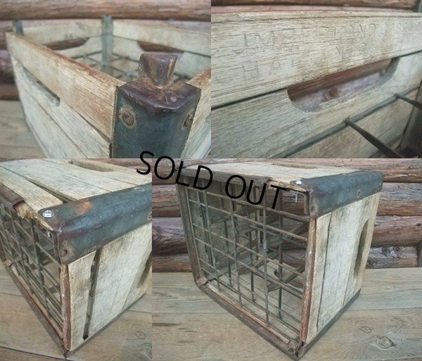 画像3: Vintage Wood Box Cumberland Milk Crates 12 BOTTLES (AC844)