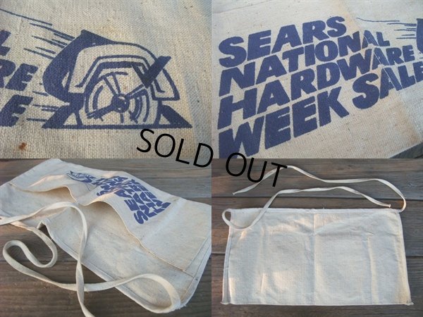 画像2: Vintage Carpenter Nail Apron / Sears (AC-895)