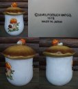 画像2: 70s Vintage Canister / Mashroom #L (AC901) (2)