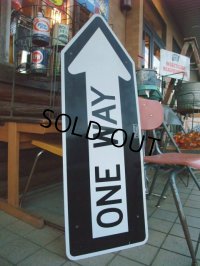 Vintage ROAD Sign / ONE WAY (AC-924) 