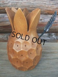 Pineapple / Wood  Stick Holder (AC-939)