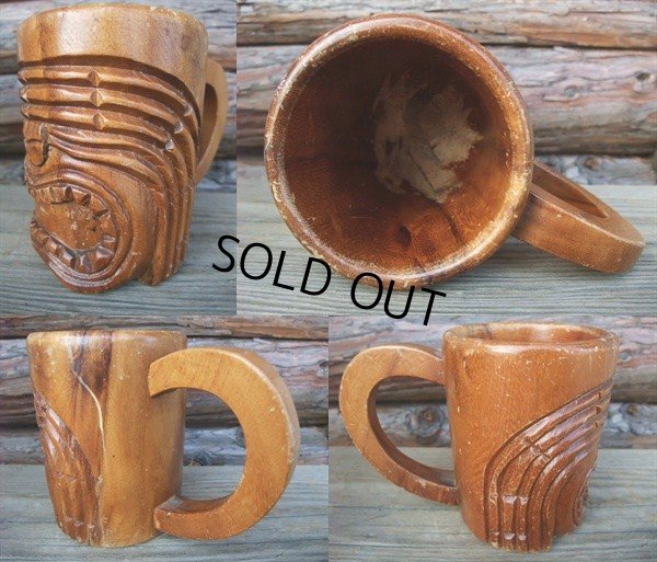 画像2: TIKI / Wood Mug (AC-938)