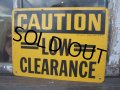 Vintage ROAD Sign / CAUTION #6 (AC-1008)