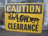 Vintage ROAD Sign / CAUTION #6 (AC-1008)
