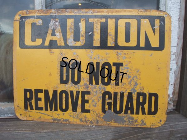 画像1: Vintage ROAD Sign / CAUTION #3 (AC-1007)