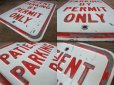 画像2: Vintage ROAD Sign / PATIENT PARKING (AC-1003) (2)