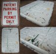 画像3: Vintage ROAD Sign / PATIENT PARKING (AC-1003) (3)