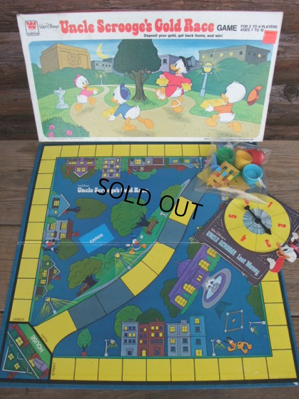 画像1: 70s Uncle Scrooge's Gold Race / Board Game (AC-1038)