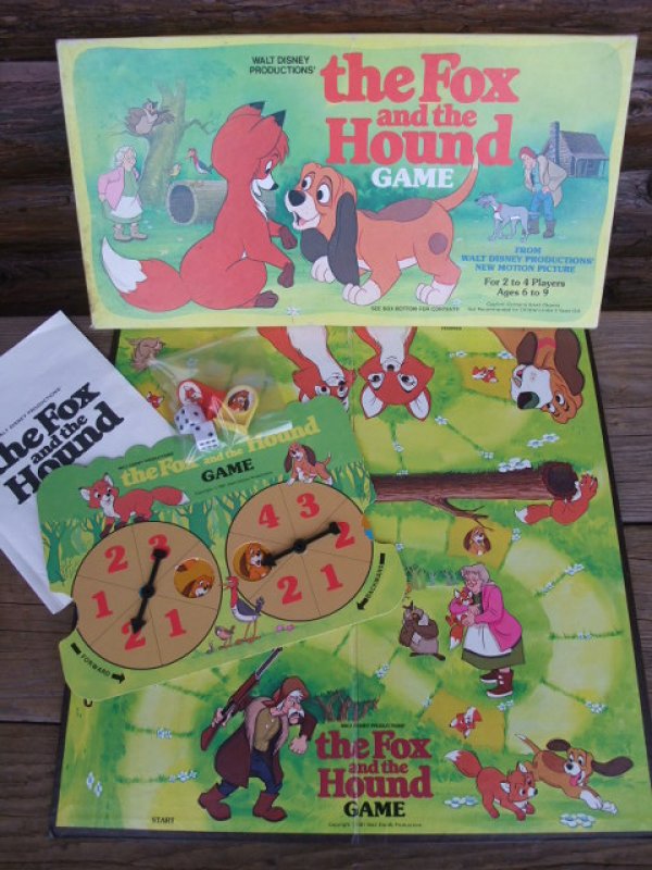 画像1: 80s Fox and the Hound / Board Game (AC1039)