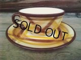 50s VERNONWARE Cup & Saucer (AC-1121) 