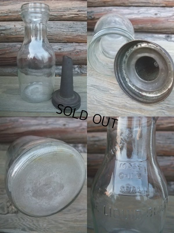 画像2: Glass Motor Oil Bottle (AC-1141)