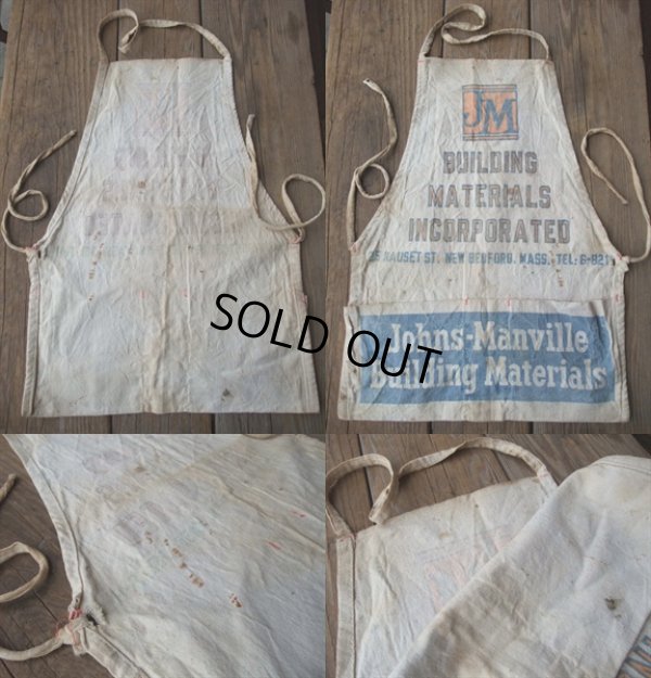 画像3: Vintage Carpenter Nail Apron / JM (AC-1148)