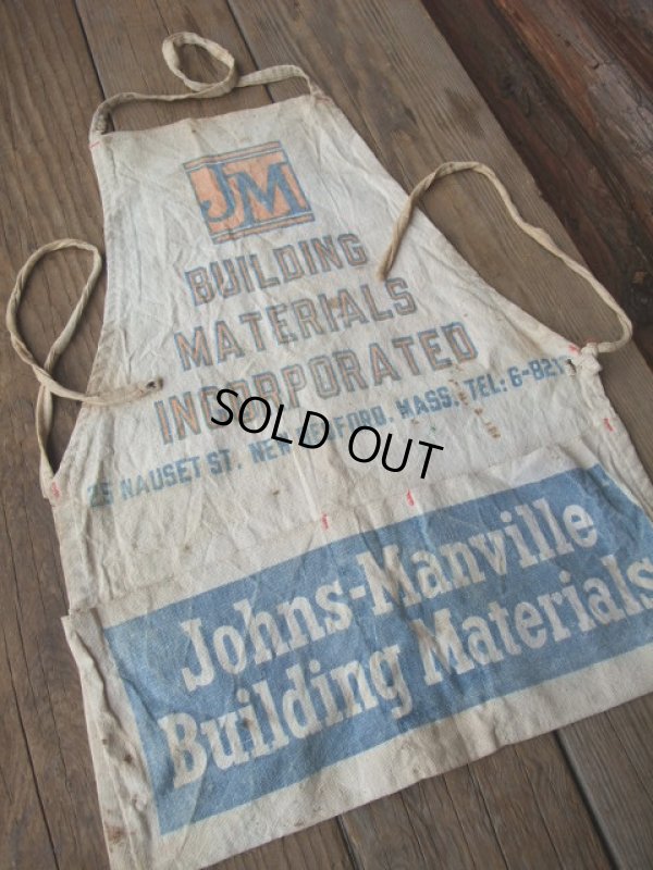 画像1: Vintage Carpenter Nail Apron / JM (AC-1148)