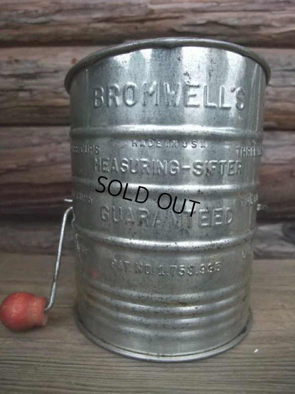 画像1: Vintage Hand-I-Sift Flour Sifter / Silver (AC-1172)