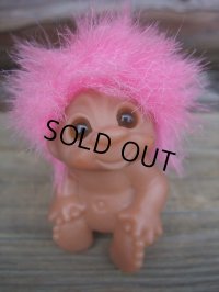 Vintage Dam Troll / Mini Size Pink (AC-1186)