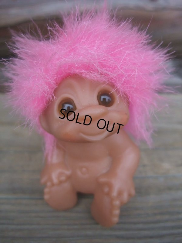 画像1: Vintage Dam Troll / Mini Size Pink (AC-1186)