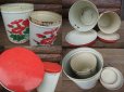 画像3: Vintage Canister 2pc Set  / Flower #B (AC-1170) (3)