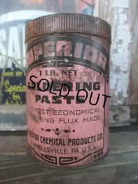 Vintage Superior Soldering paste Can #E (AC1215)