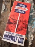 画像1: 1960s Chevron Vintage Log Book / Colotado (AC-1224) (1)