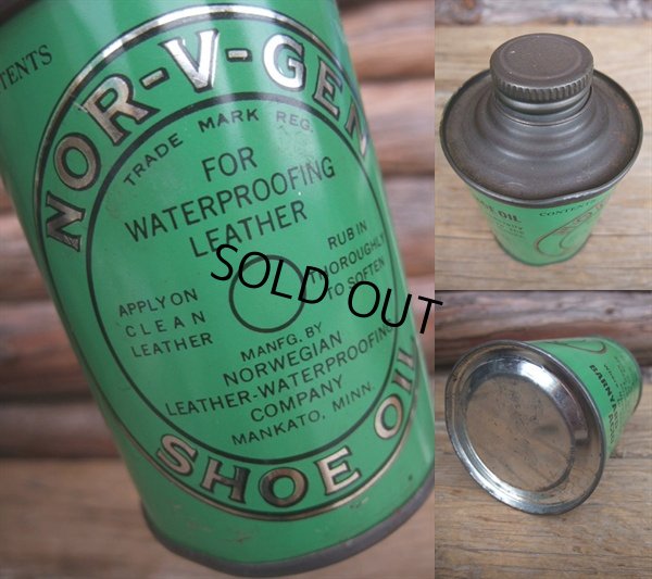 画像2: Vintage NOR-V-GEN Shoe Oil Can (NK-026)