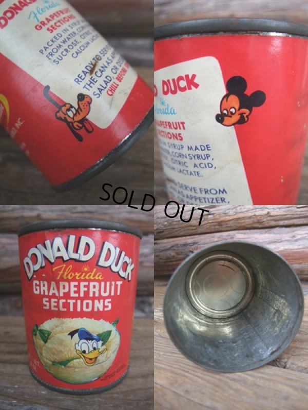 画像3: Vintage Donald Duck GFS Tin Can (NK-022)