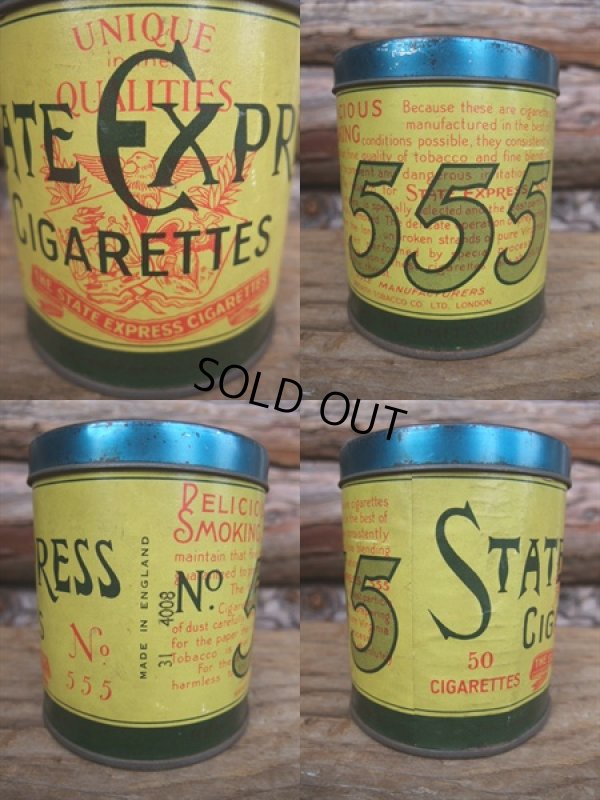 画像2: Vintage State Express Cigaretts Tin Can (NK-024)