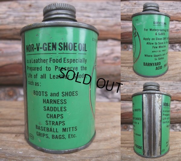 画像3: Vintage NOR-V-GEN Shoe Oil Can (NK-026)