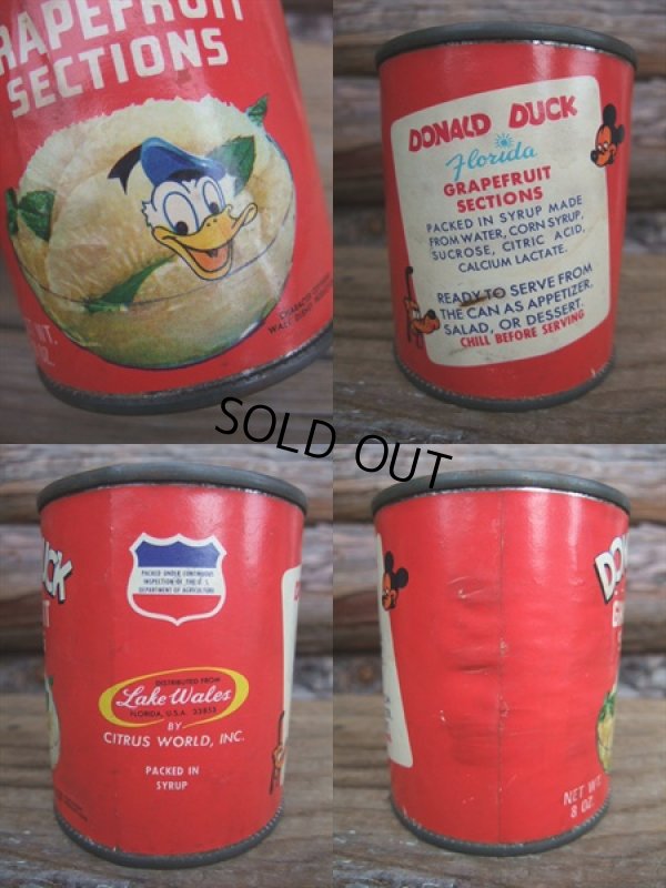 画像2: Vintage Donald Duck GFS Tin Can (NK-022)