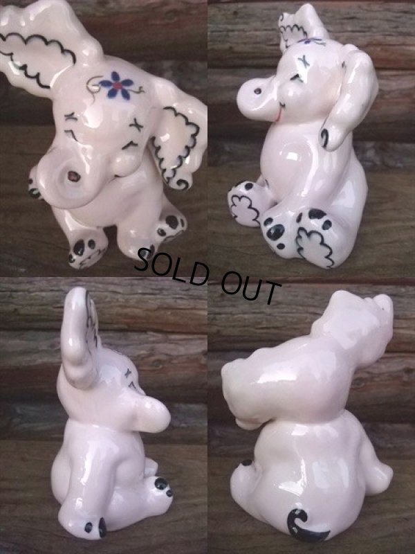 画像2: Vintage Elephant Ceramic Statue (NK-033)