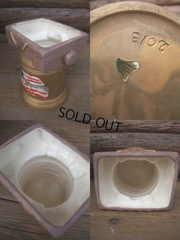 画像3: 50s Vintage / Liberty Bell Ceramic Planter (AC-430) 